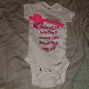 Babies onsie and headband